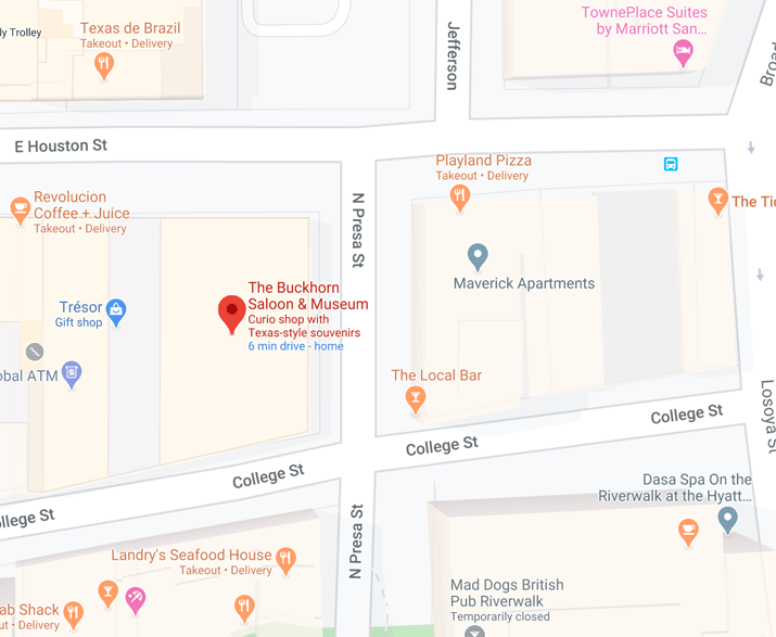 The Buckhorn Museum Location