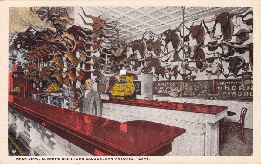 The Saloon Historial Illustration